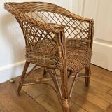 Wicker children's chair