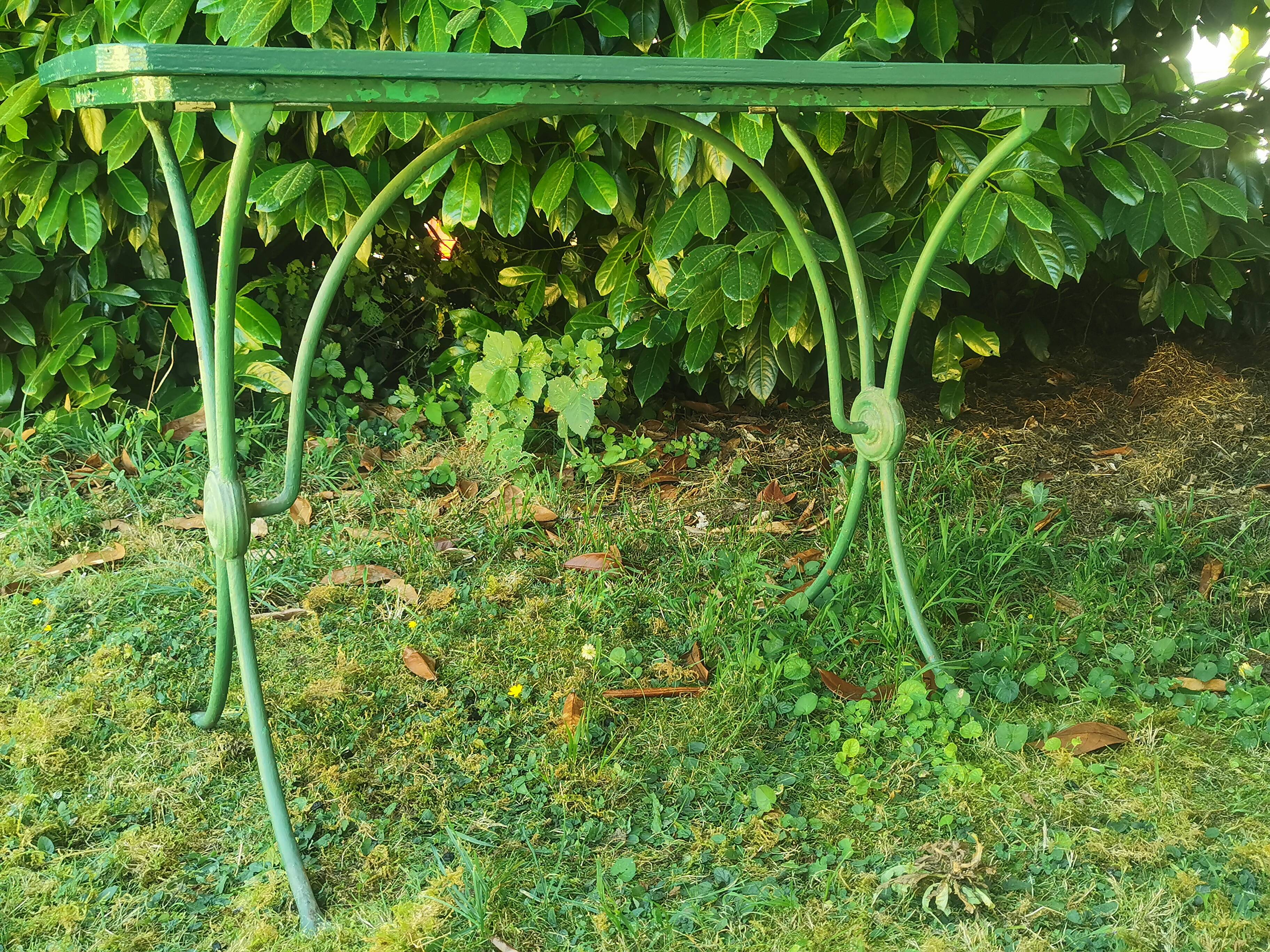 Table de jardin "vintage 50"