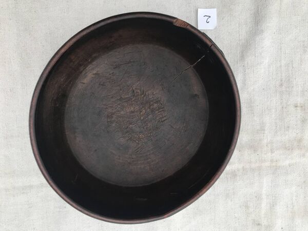 Antique bol en bois