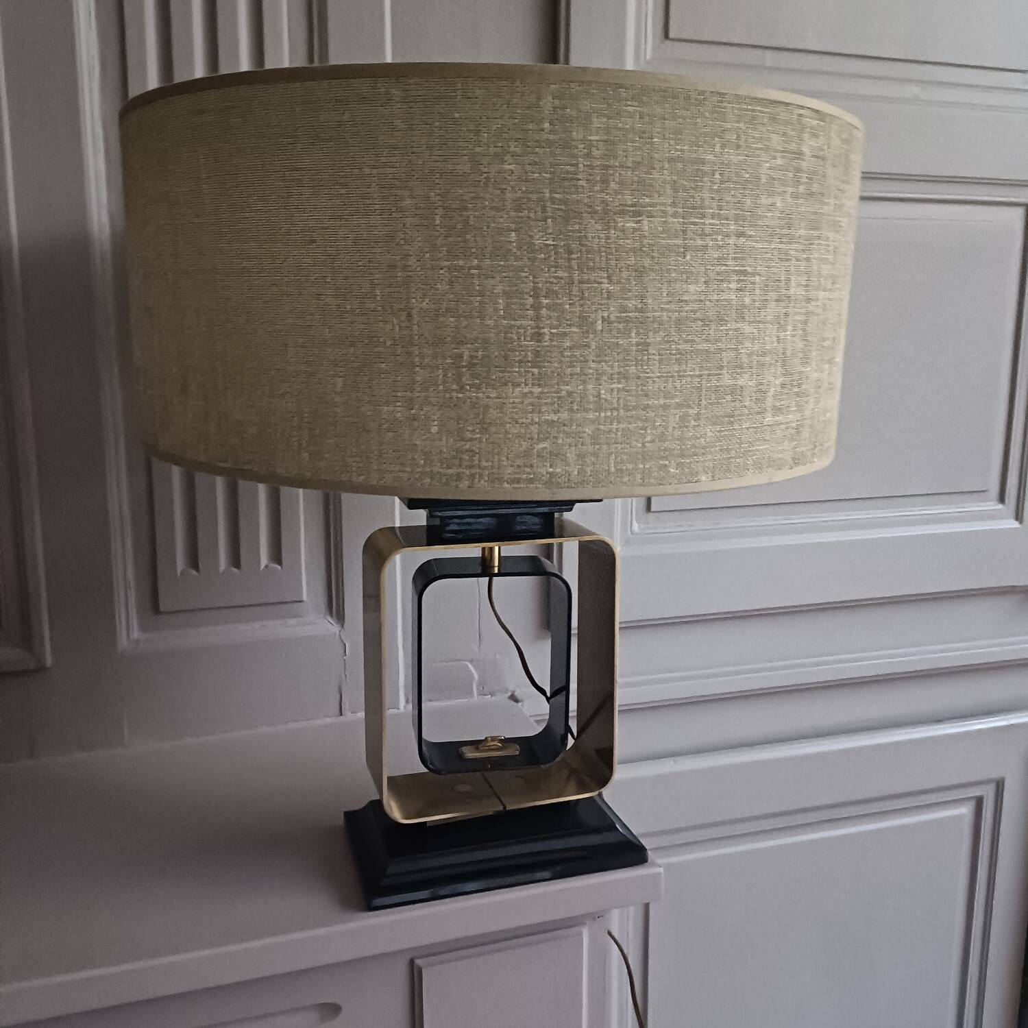 Vintage 70s graphic design lamp