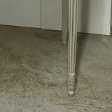 Four-foot white side table