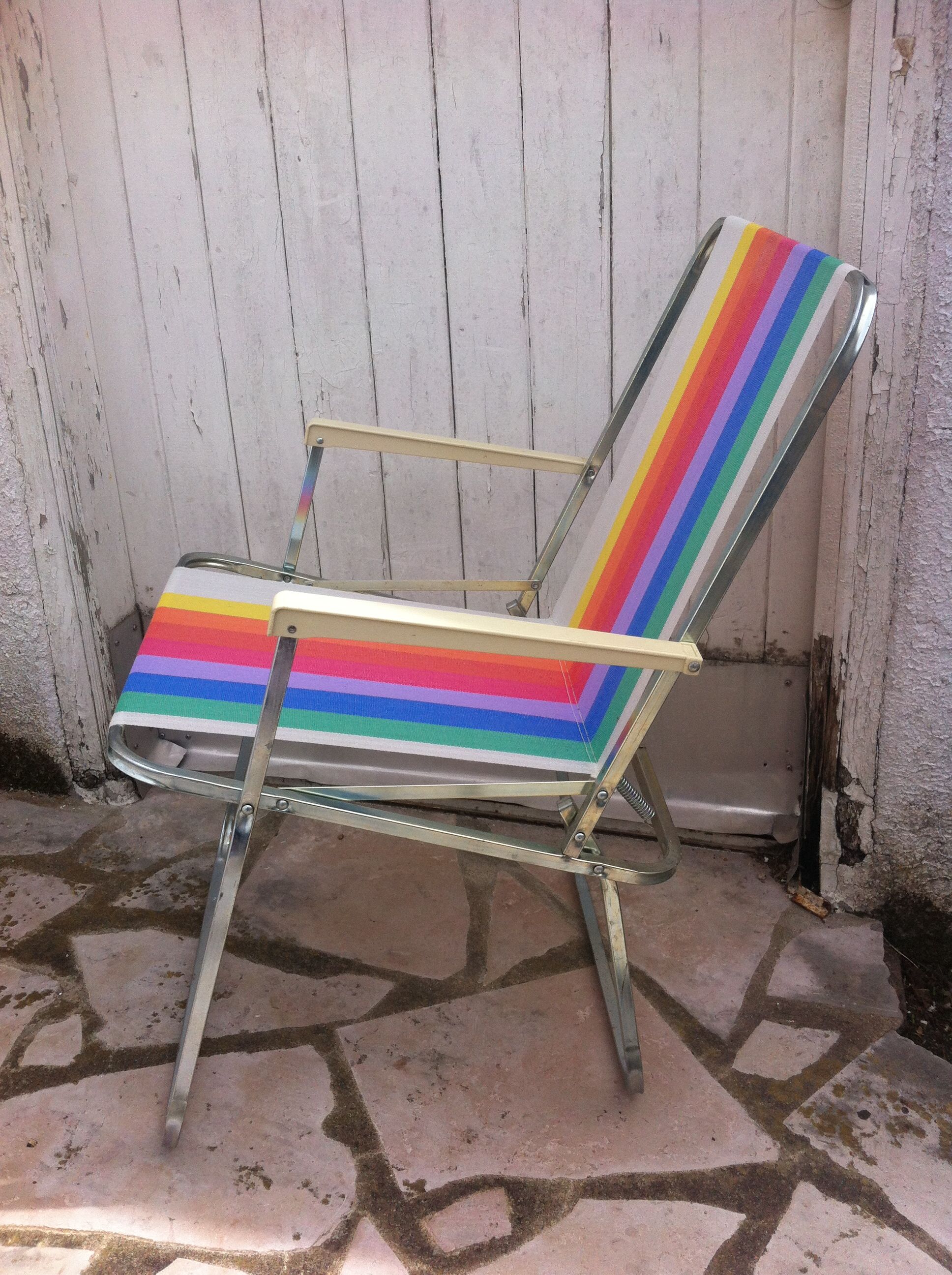 Vintage camping armchair