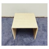 Vintage side table travertine