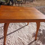 Table or desk, golden honey, curved legs