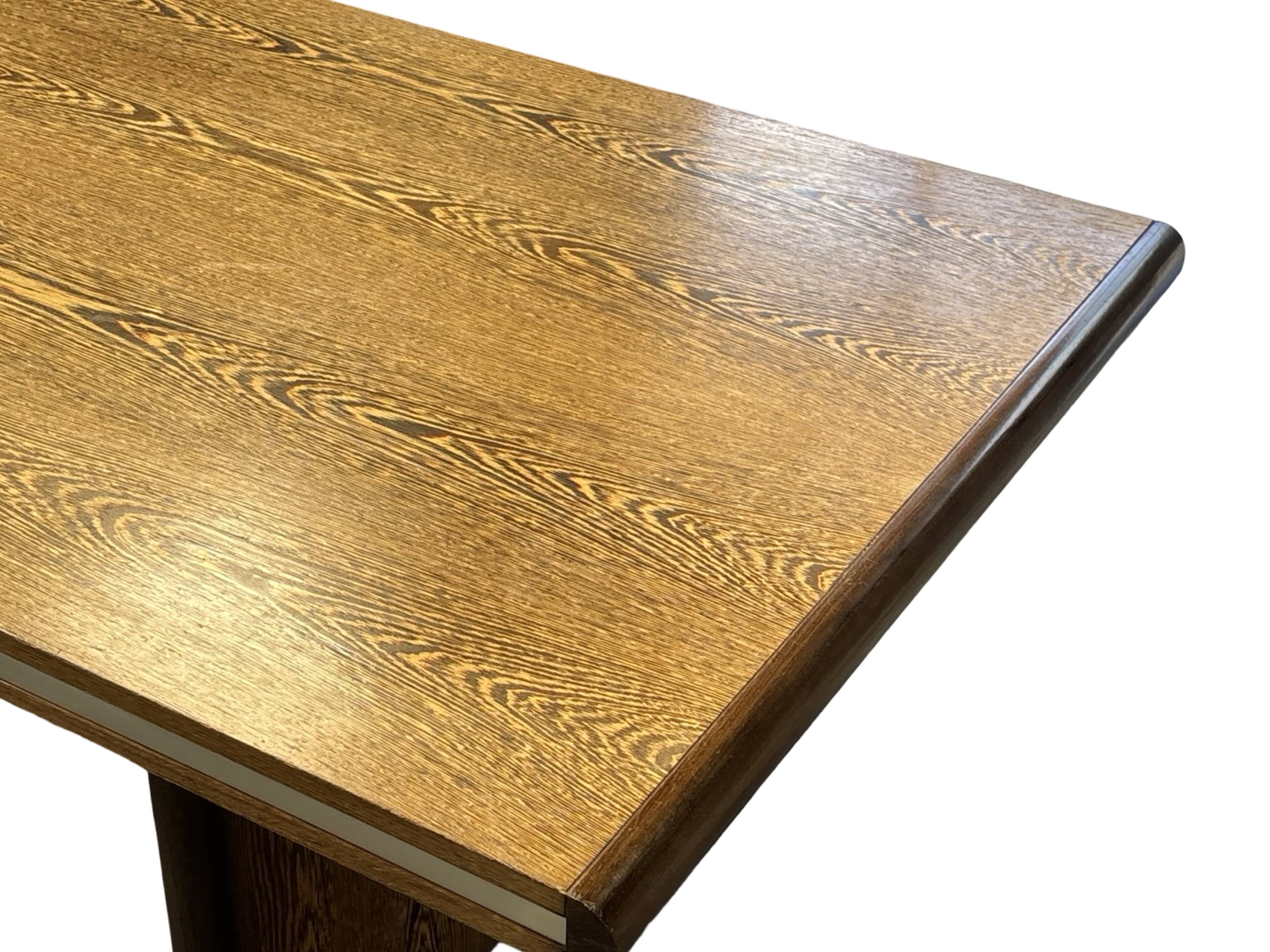 Vintage executive desk - large desk wenge 70s design