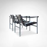 Early number LC1 ponyskin armchair by Le Corbusier et al for Cassina 1970s