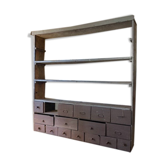 Shelves and drawers