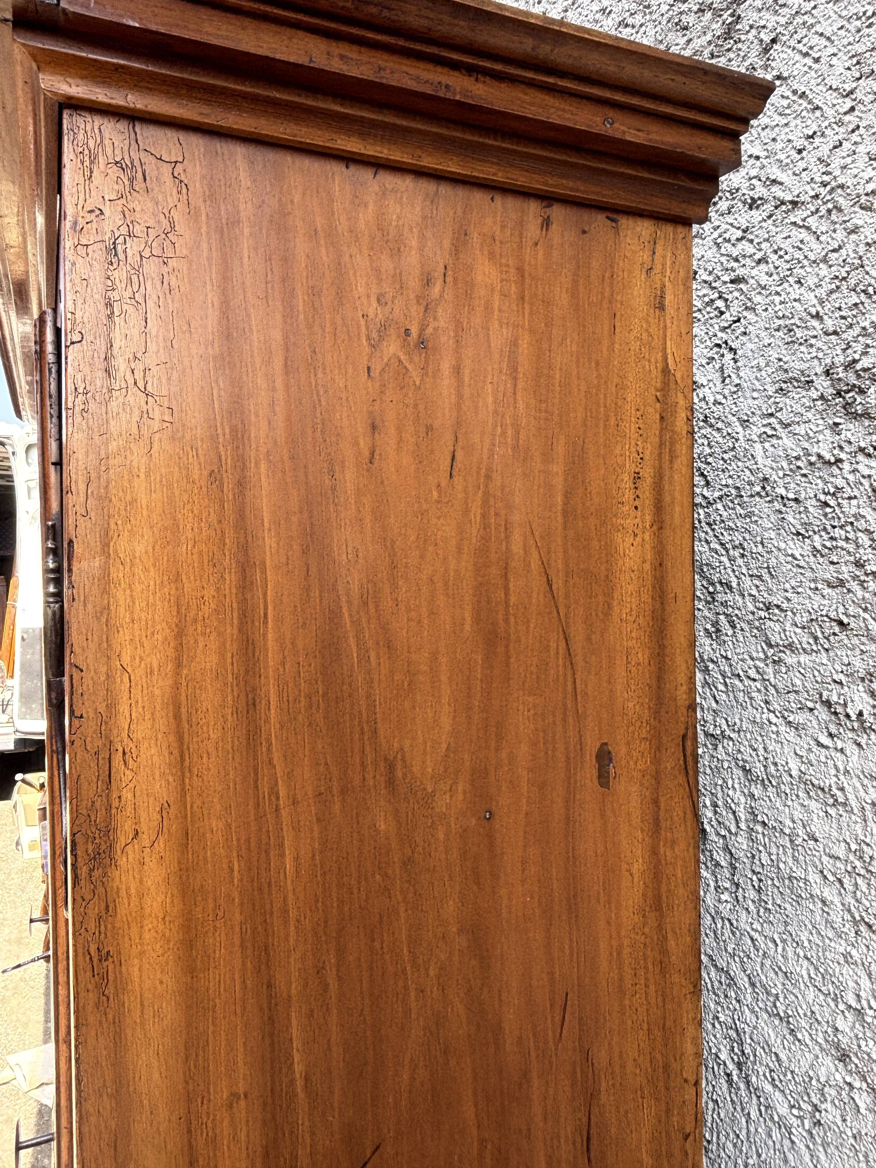Alsatian armoire l xiv walnut 18th century french wardrobe
