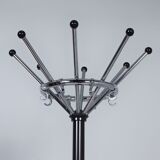 Coat rack Gispen 1016 by W.H. Gispen for Dutch Originals, 2010s – Chrome & Black Steel