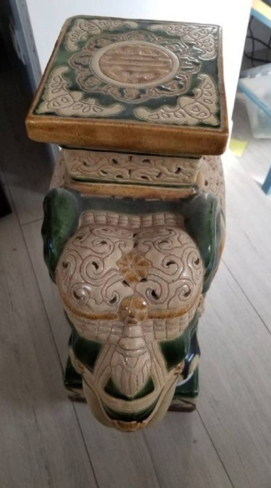 Vintage Thailand ceramic elephant