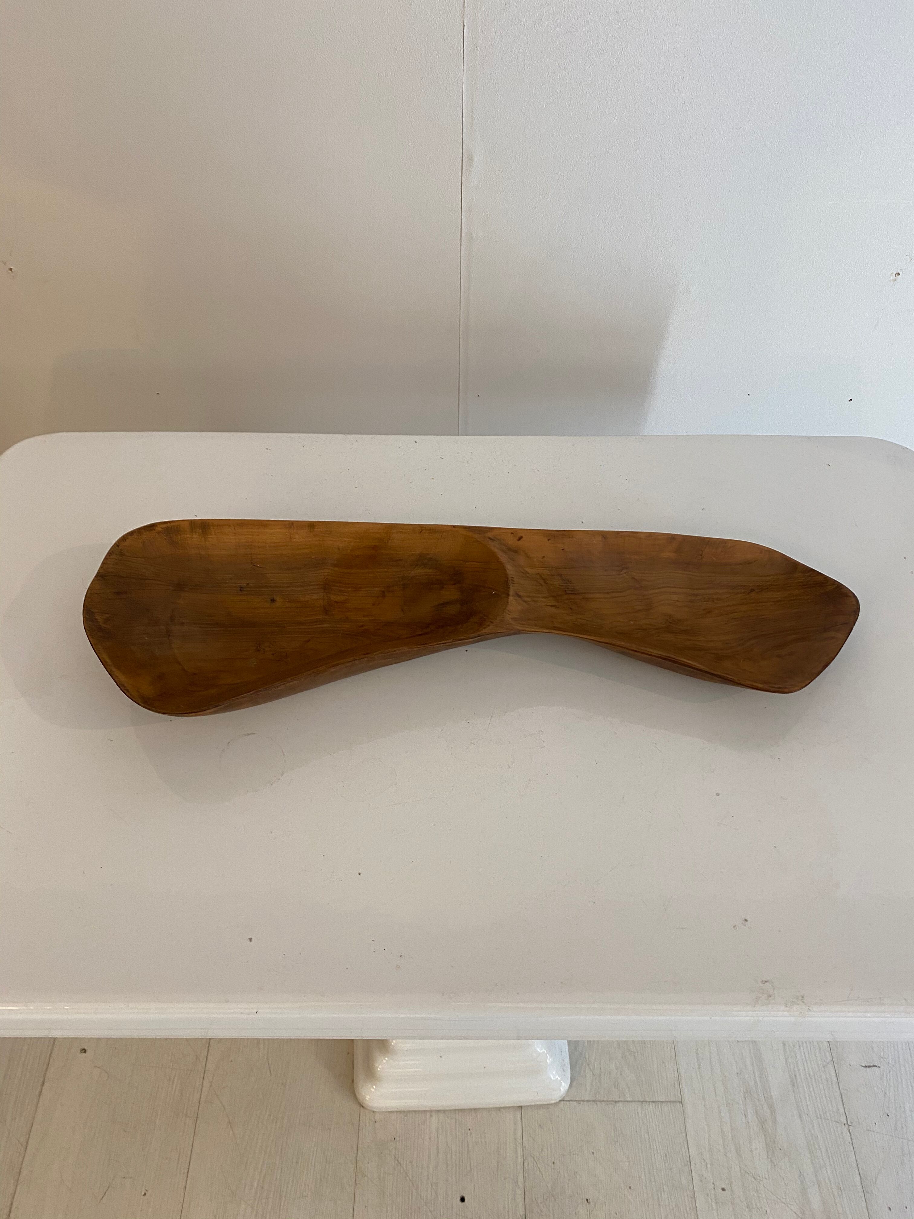 Exotic wooden trinket bowl