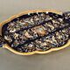 Dish of Gien of chamfered shape