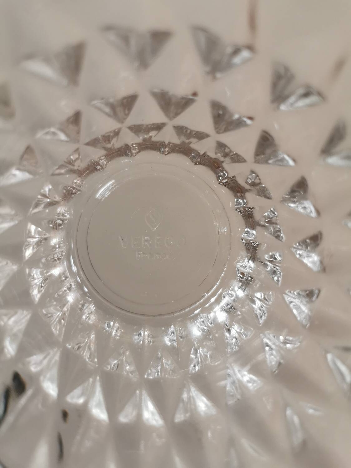 Vintage Vereco water glasses