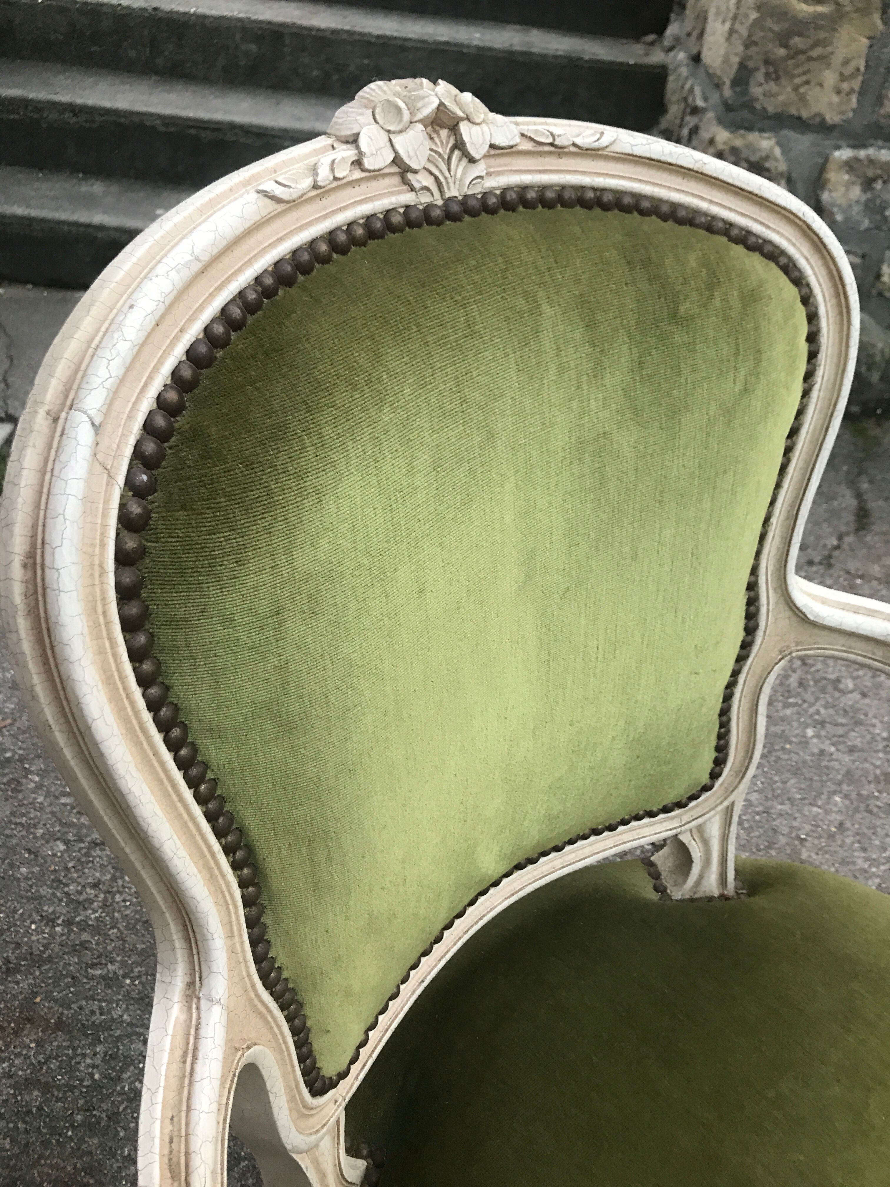Pair of armchairs Louis XV style