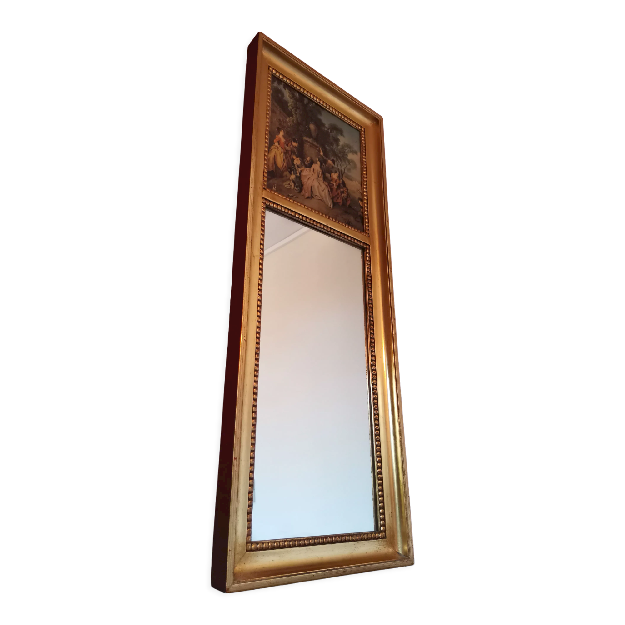 Miroir trumeau tableau, 85x33 cm