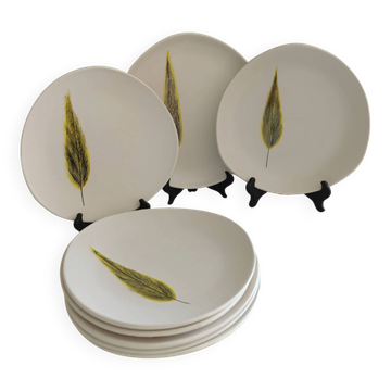 Lot de 6 assiettes et 2 plats