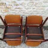 4 chaises en teck