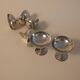 Set of 6 stainless steel cups