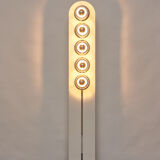 Space age rotating column with 5 lights
