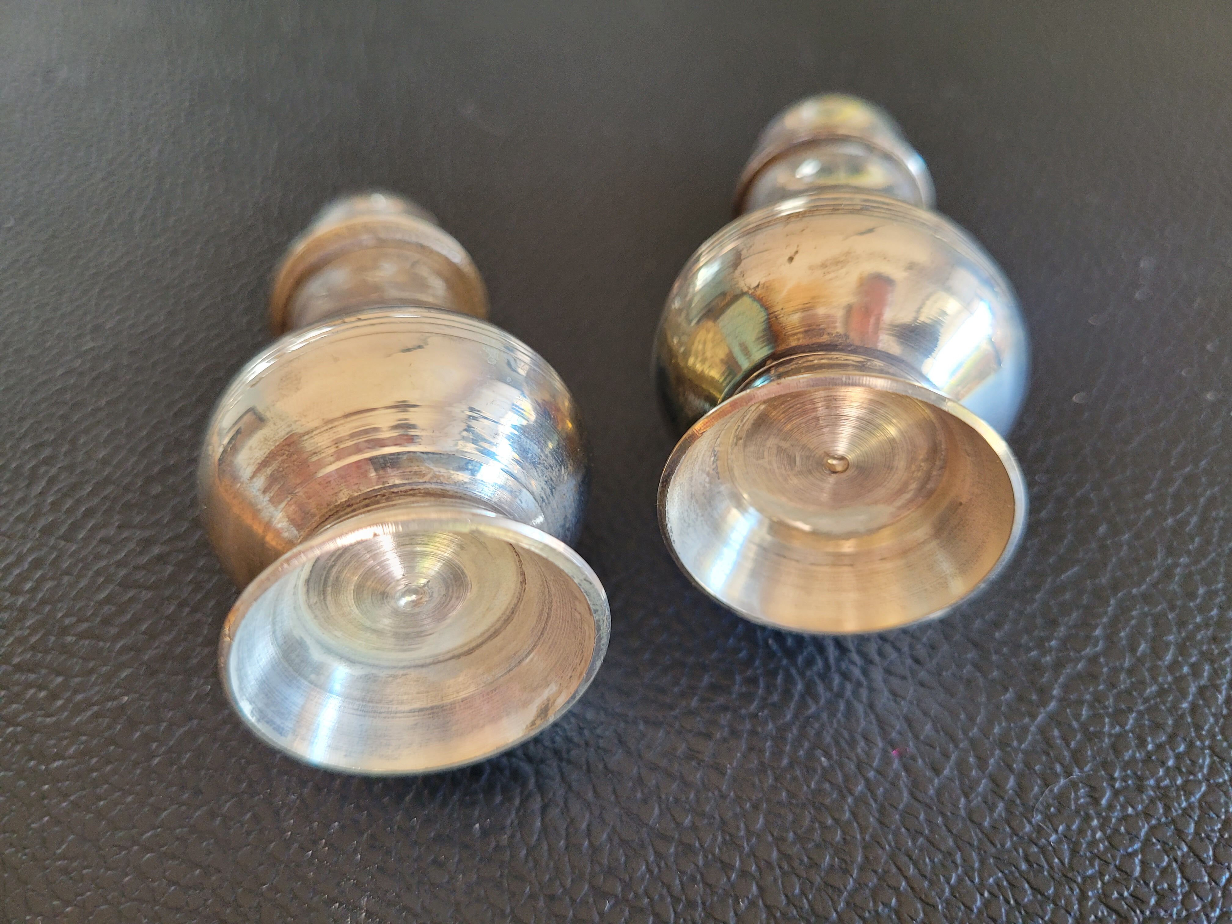 Salt and silver pepper shaker
