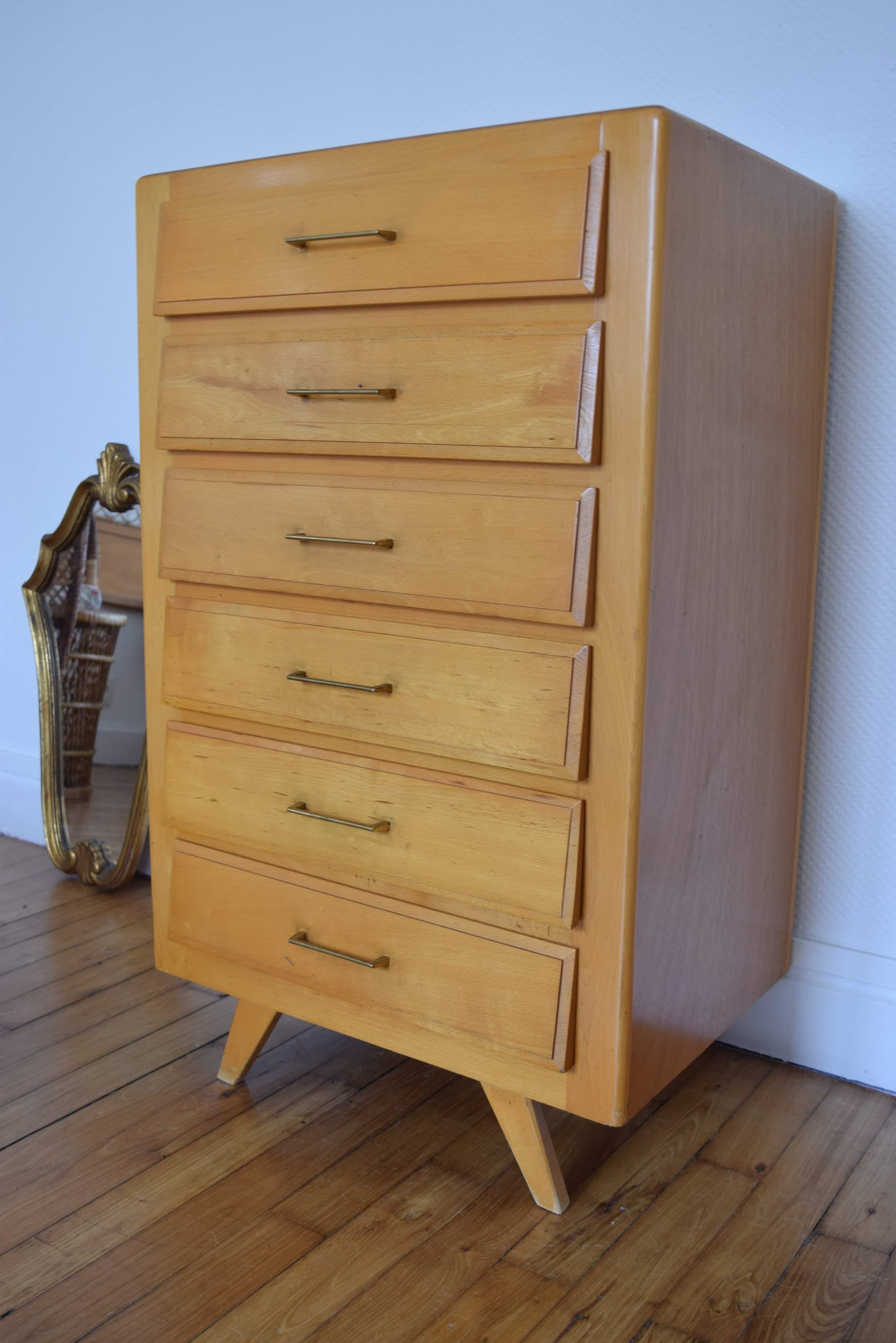 Chiffonnier feet compass 1950