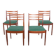 Chaises de salle à manger en teck vintage par Victor Wilkins pour G-Plan, années 1960, ensemble de 4
