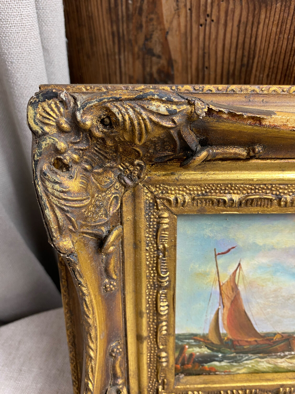 Carvers & Gilders England Oil Painting