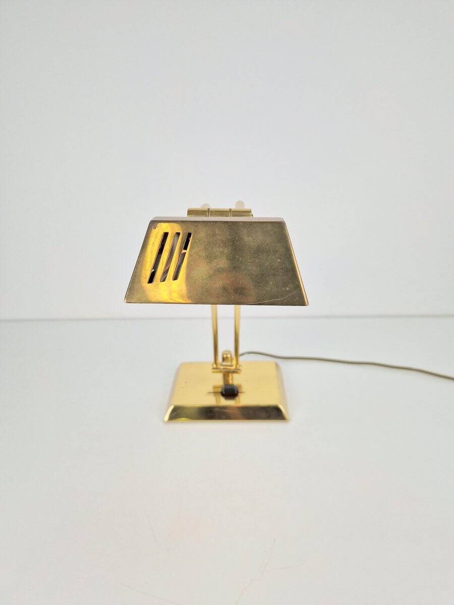 Vintage Adjustable Brass Table Lamp by Egon Hillebrand for Hillebrand Leuchten, Germany, 1970s