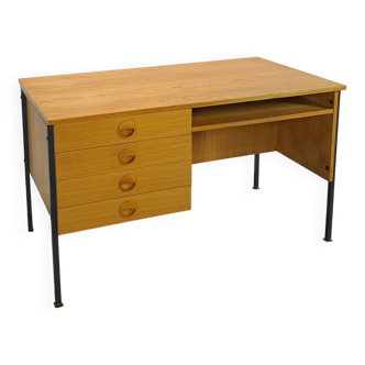 Bureau indépendant à tiroirs en placage Hellerau design