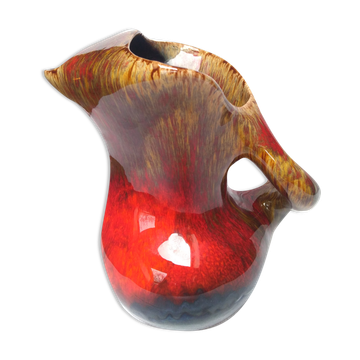 Vallauris free-form ceramic art vase stamped DC