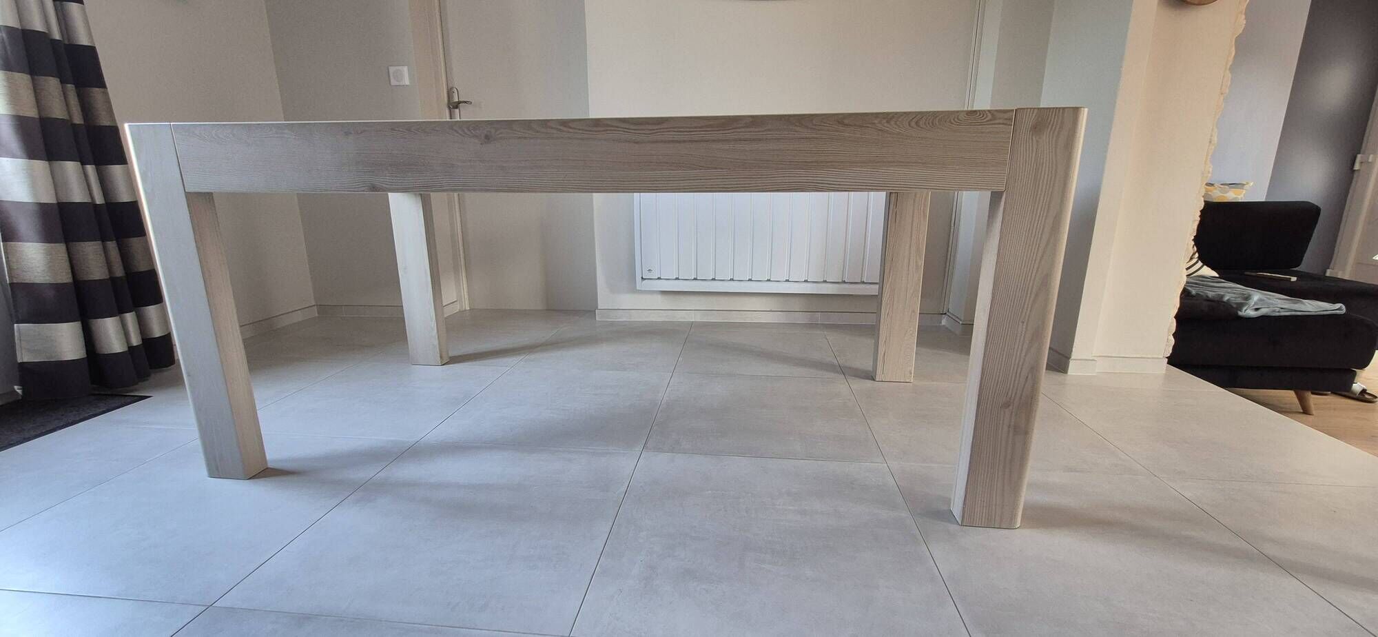 Contemporary minimalist dining table