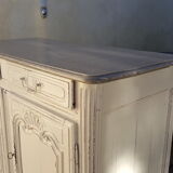 Grey patinated oak sideboard early