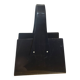 Black plexiglass magazine rack
