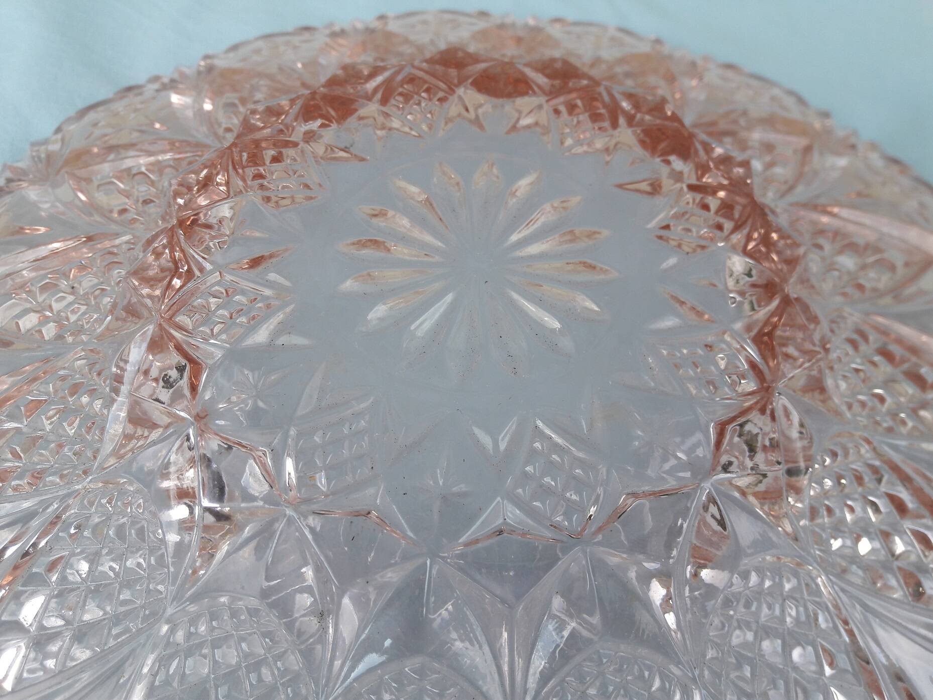 Cut glass bowl