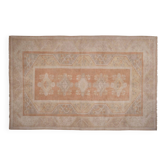 Vintage Turkish Oushak rug 203x315 cm