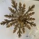 Florentine Gold Gilded Flushmount 1950’s