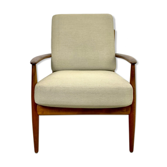 Fauteuil danois par Grete Jalk pour France & Daverkosen 1960