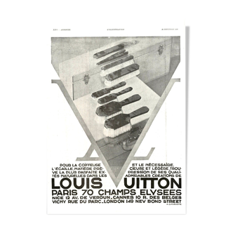 Vintage poster 30s Louis Vuitton 30x40cm frameless