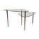 Italian Arlecchino Side Table in Glass by Edoardo Paoli for Vitrex