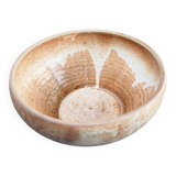 Vintage round stoneware salad bowl