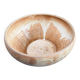 Vintage round stoneware salad bowl