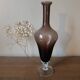 Vintage smoked blown glass vase from Empoli