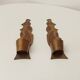 Vintage solid brass gold wall candle holder