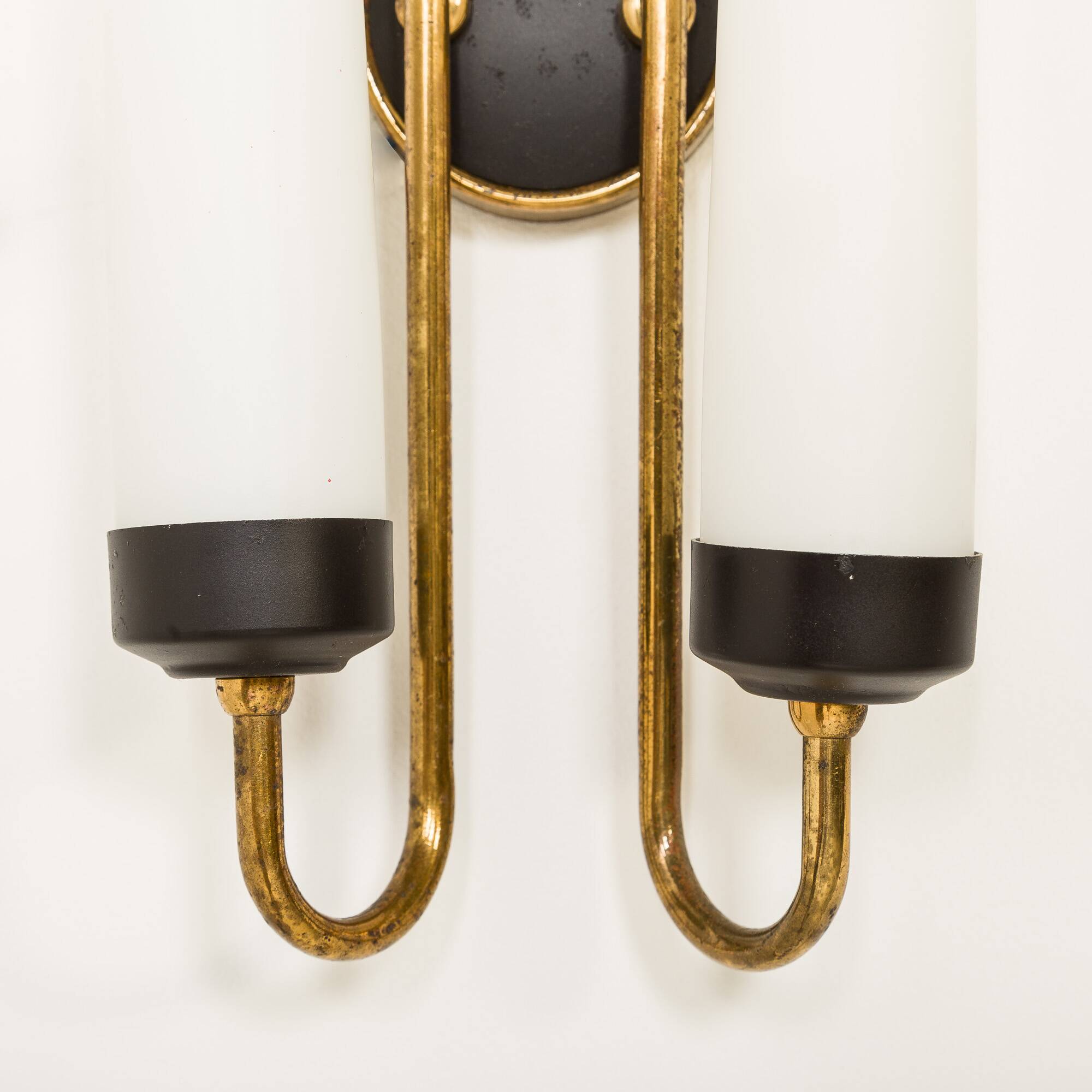 Italian mid century wall lights, set of 2