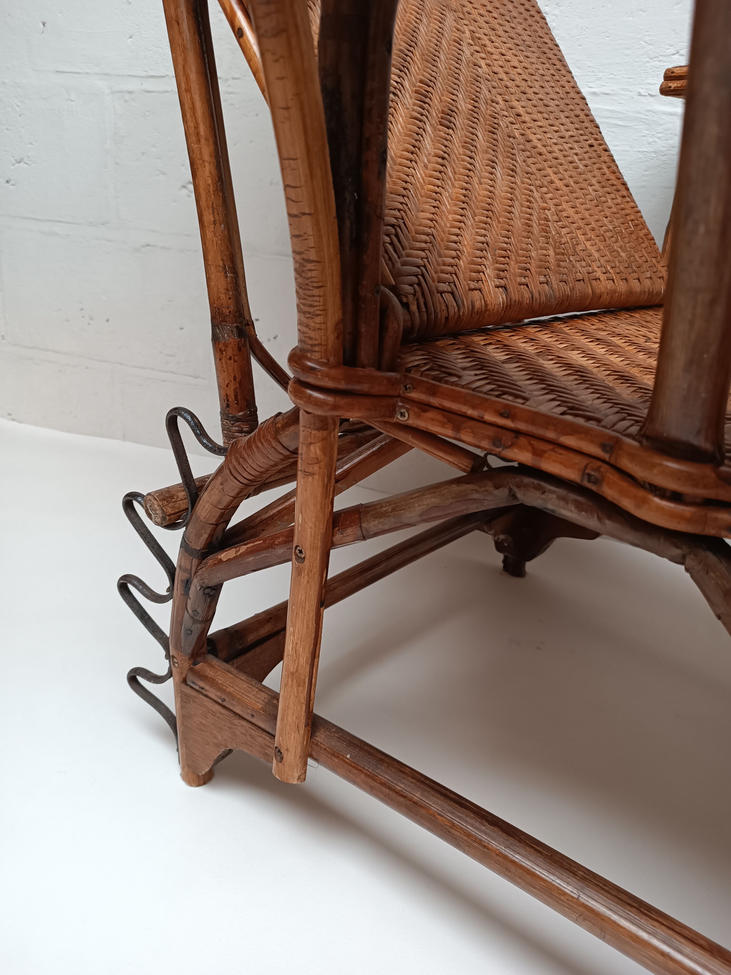 Antique rattan chair 1900