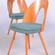Set of Four Original Midcentury Ash Chairs by Antonin Suman, Czechia, 1930s
