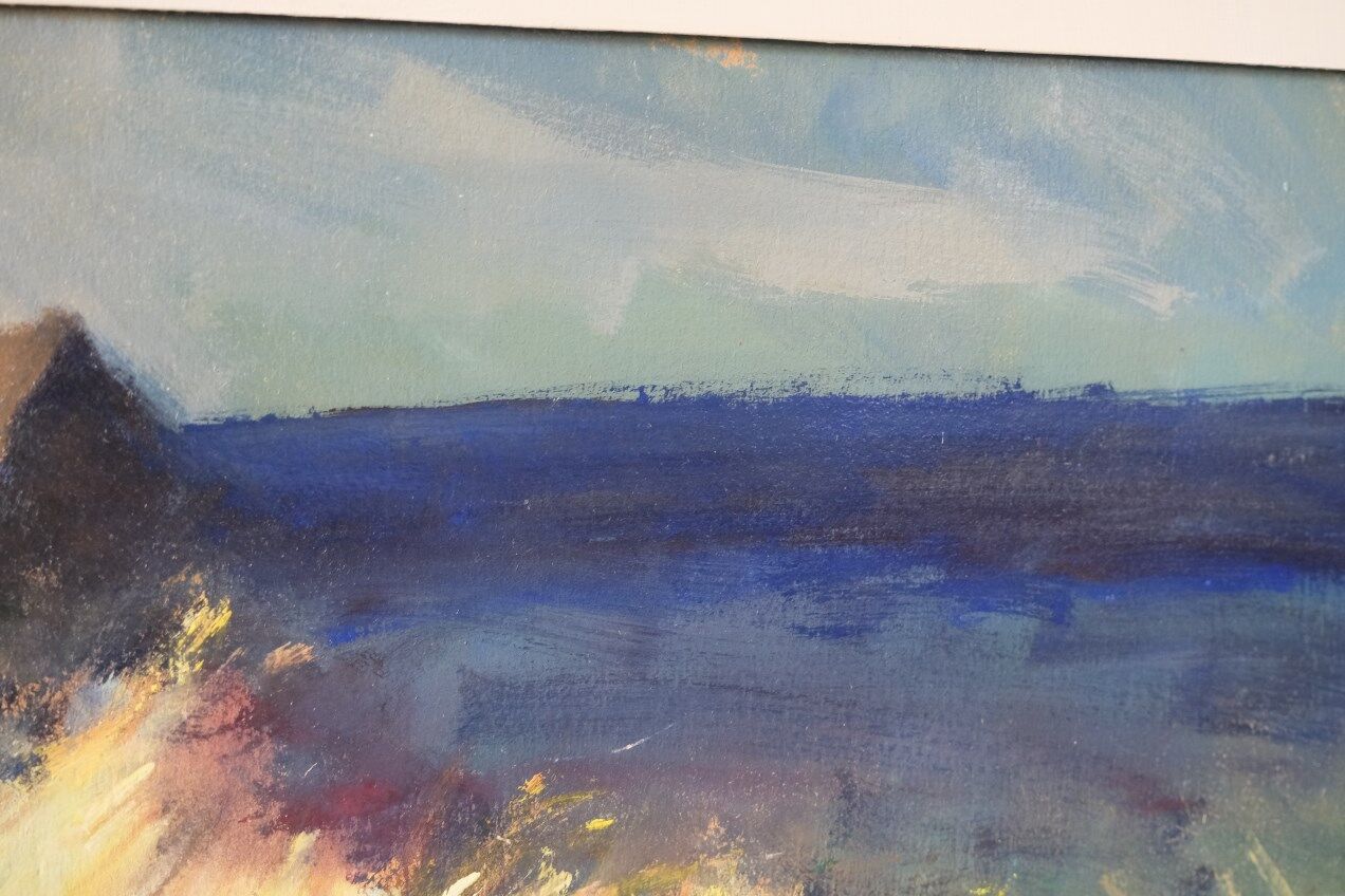 Arne Aspelin, Swedish Modern Painting, 1960s, Oil on Board.