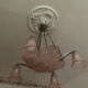 Art Deco chandelier signed Degué