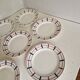 Set of 7 Saint Amandinoise Dessert Plates