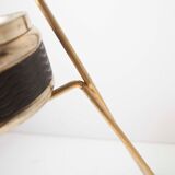 Ashtray on foot golden 60s